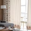 Ornamenti Egizi Geroglifici Tende Trasparenti per Soggiorno Tenda Finestra in Tulle Trasparente Arredamento Camera da Letto Cucina Tende a Velo