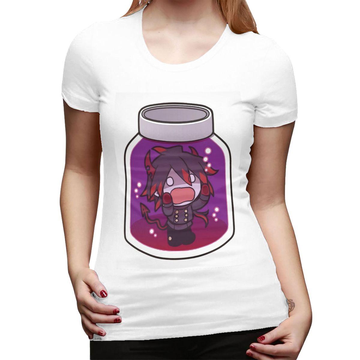 

Bottling Ivlis TShirt for Women Round Neck Streetwear T Shirts Womens Tees Short Summer Clothes Tops S