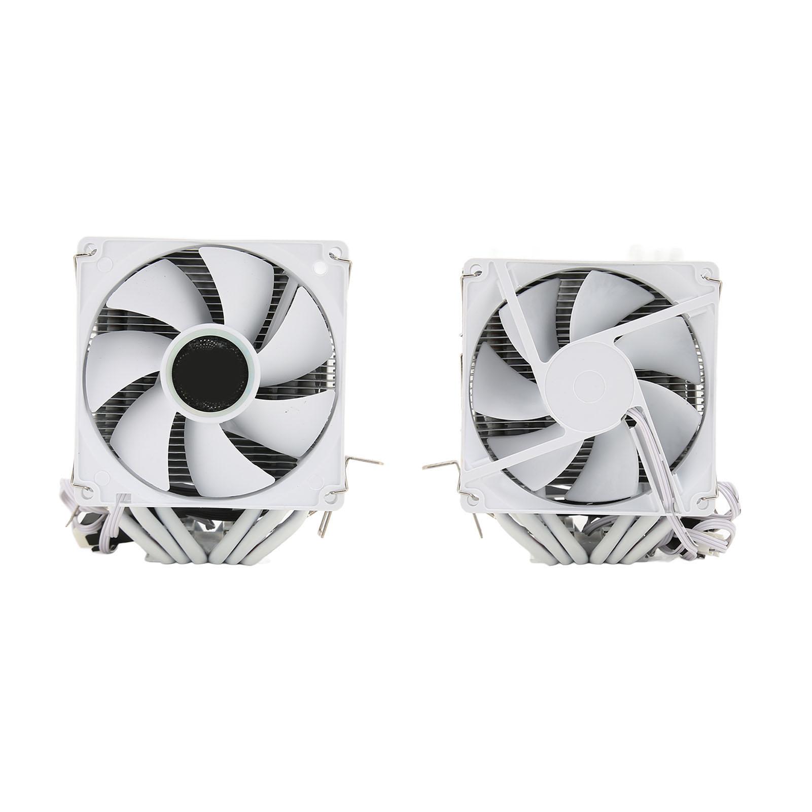 

Воздушный кулер для процессора 3,5 дюйма, двойная башня, 6 тепловых трубок, 3 контакта, 12 В постоянного тока, 48 куб. футов в минуту, 22 дБ, вентилятор охлаждения процессора для Intel 775