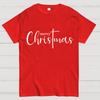 Merry Christmas .Christmas Cross Cotton Summer Casual Cool Loose T-Shirt
