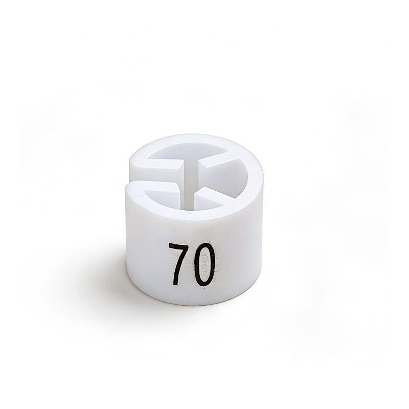 Plastic Round Children's Clothing Size Clips and Labels