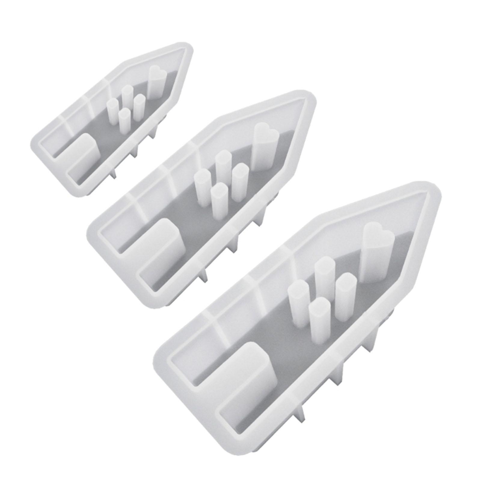 

3 Pcs House with Window Candle Mould Handmade Houses Silicone Mold Epoxy Resin Mould DIY Scented Candle Making Molds