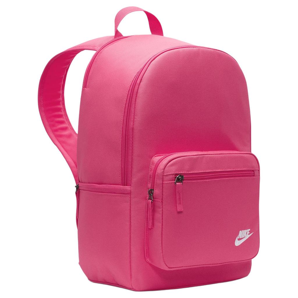 Nike Logo Zipper Closure Polyester Backpack Unisex Backpack Daisy-Pink White DB3300-629