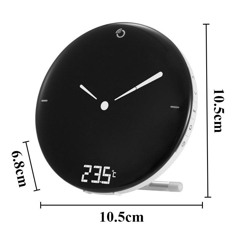 LCD Display Digital Clock Measure Temperature Table Clock Multifunctional Sleepyhead Calendar Desktop Clocks Home Decoration