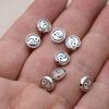 8Mm Silver Plated Yin Yang Spacer Loose Beads For Jewelry Making Bracelet Necklace Earrings Accessories 20Pcs