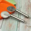 Stainless Steel Double Wheel Pizza Cutter & Cheese Baking Gadget