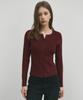 Wednesday Oasis For Woman Washable Sheer Knit Cardigan_Burgundy(Wc25-Kn35)