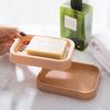 Nordic - Style Double - Layer Draining Soap Dish, Food - Grade PP Bathroom Soap Holder (Multi - Color) Bathroom Accessories