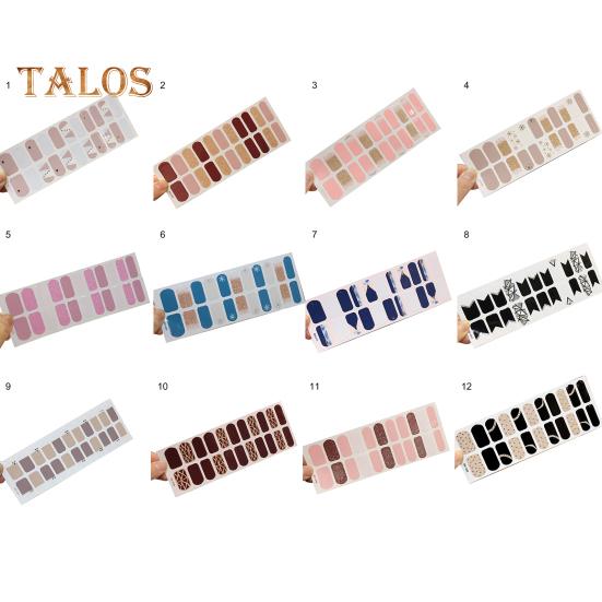 Nail Sticker Self-Adhesive Eco-friendly Paper Nail Art Stickers Decals for Beauty