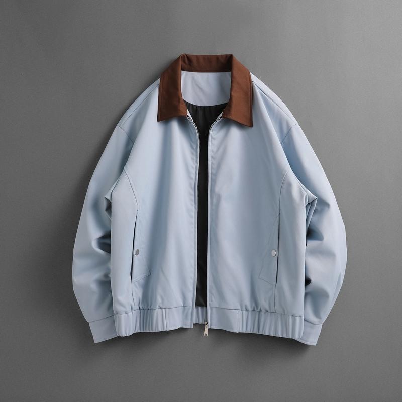 Men's Collar Jacket, Men's Loose Spring And Autumn Casual Workwear Jacket