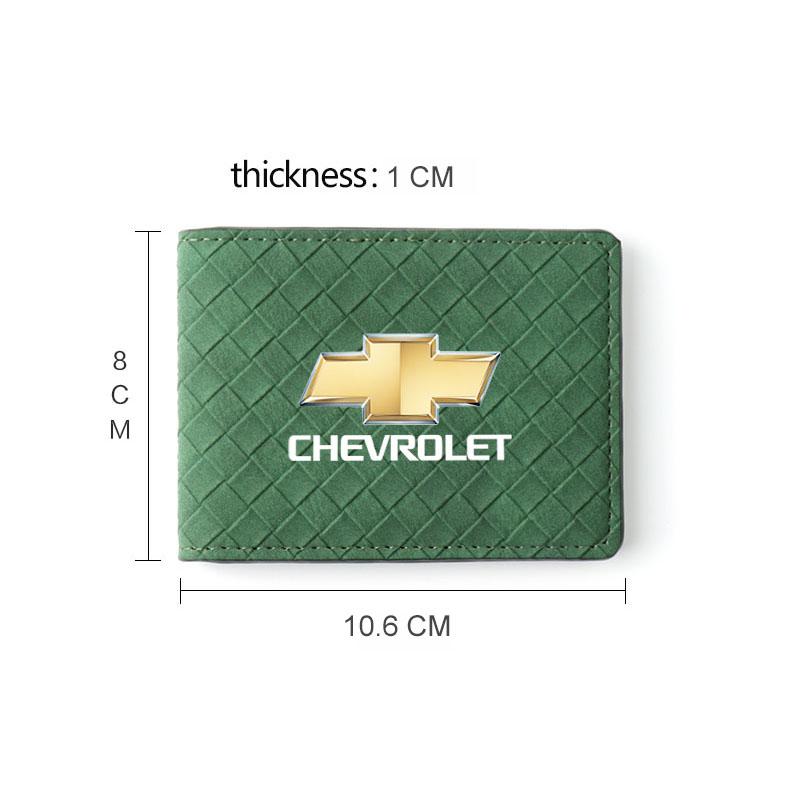 MPRSU1 Car Driver License Bag Suede Ultra Thin ID Card Cover For Chevrolet Cruze Malibu Colorado Suburban Equinox Blazer Trax Camaro