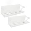 2PCS Magnetic Spice Rack for Refrigerator Carbon Steel Space Saving Spice   Magnetic Shelf for Kitchen Jars Seasoning Bottles