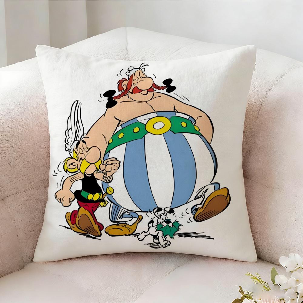 A-Asterixs Animation Film Pillow Case Pillowcase, Double-Sided Printed, Sofa Cushion, Bedroom Headboard Pillow