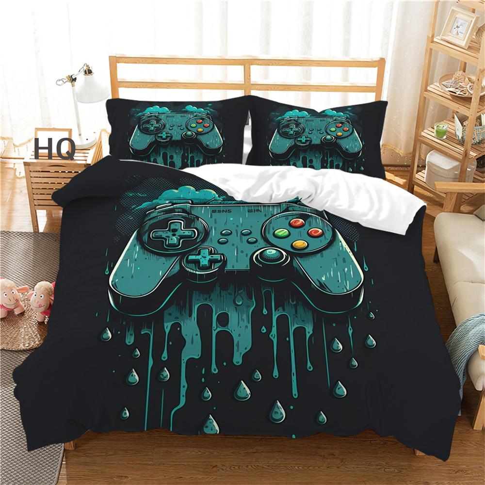 Trösterbezug-Set für Teenager, 3D-Spielekonsolen-Druck, Heimtextilien aus hochwertigem Polyester