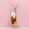 Adorable Sea Otter Plush Keychain - Cute Stuffed Animal Bag Charm