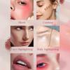 2-in-1 Makeup Stick Blush Highlighter Matte Multifunctional Lazy Highlighter Rouge Matte Blush