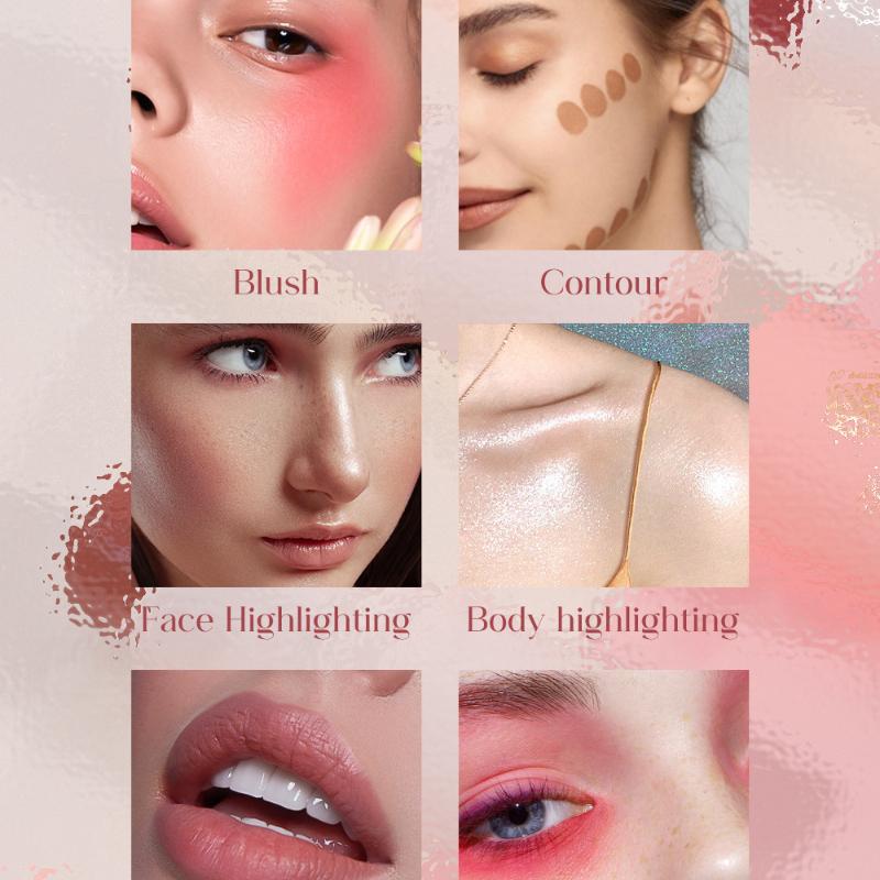 2-in-1 Makeup Stick Blush Highlighter Matte Multifunctional Lazy Highlighter Rouge Matte Blush
