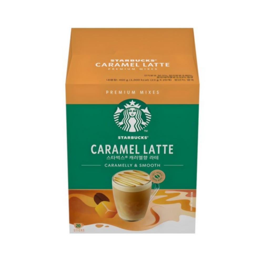 

[STARBUCKS] Карамельный латте 23 г x 20 стиков / Карамельный и нежный 1box (20stick)