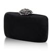 Diamanten Blume Samt Abendtasche Damen Neu Elegant Kette Bankett Kleid Clutch Tasche Damen Hochzeit Abendessen Party Box Kleine Geldbörsen