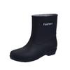 Fashion Medium Tube Non-slip Waterproof Shoes Rain Shoes Rain Boots Water Boots Thermal Cover Shoes Female Adult Long Tube