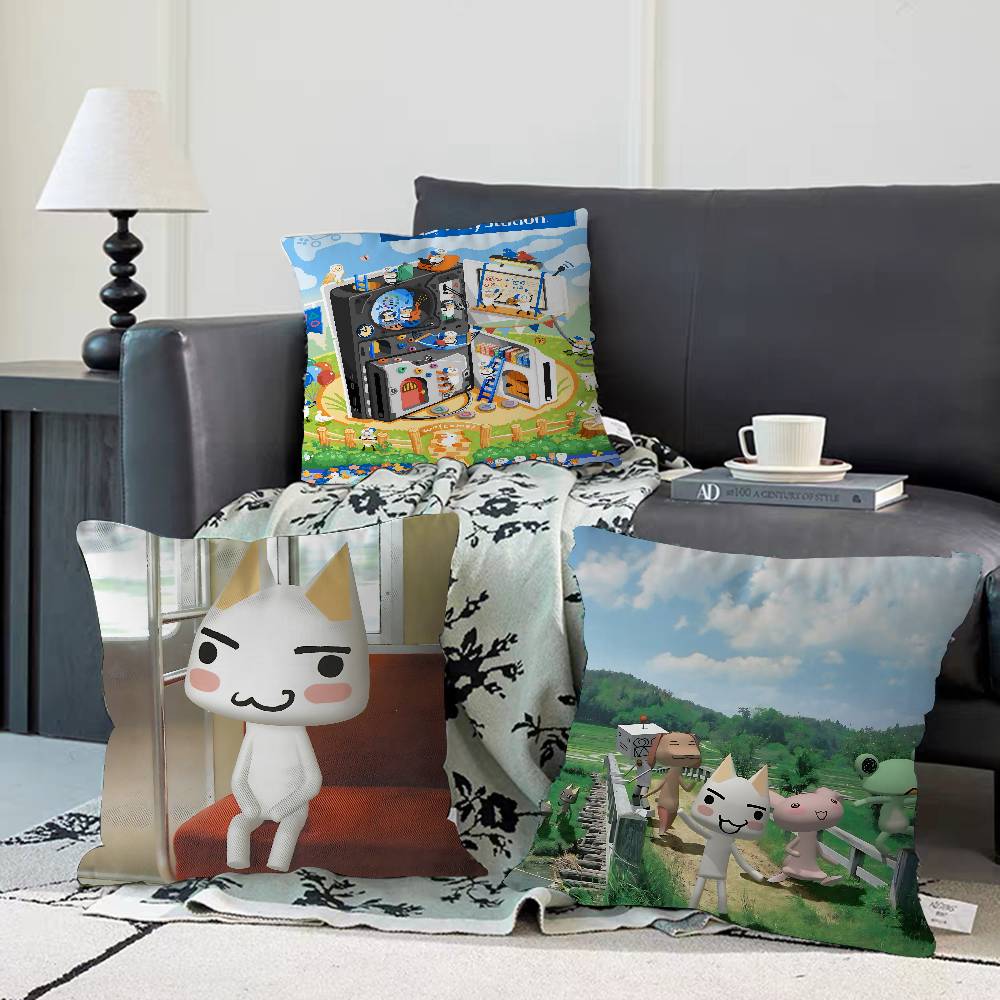 L-Inoue Toro Pillow Cushion Cover Pillowcase Living Room Sofa Home Decor Customized