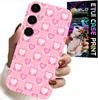 Etui Do Samsung Galaxy A13 5G - Serca Kratka Różowa Obudowa Case + Szkło