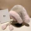 Sweet Raccoon Faux Fox Ear Plush Winter Hat: Thick, Warm, Anti-Cold Protection