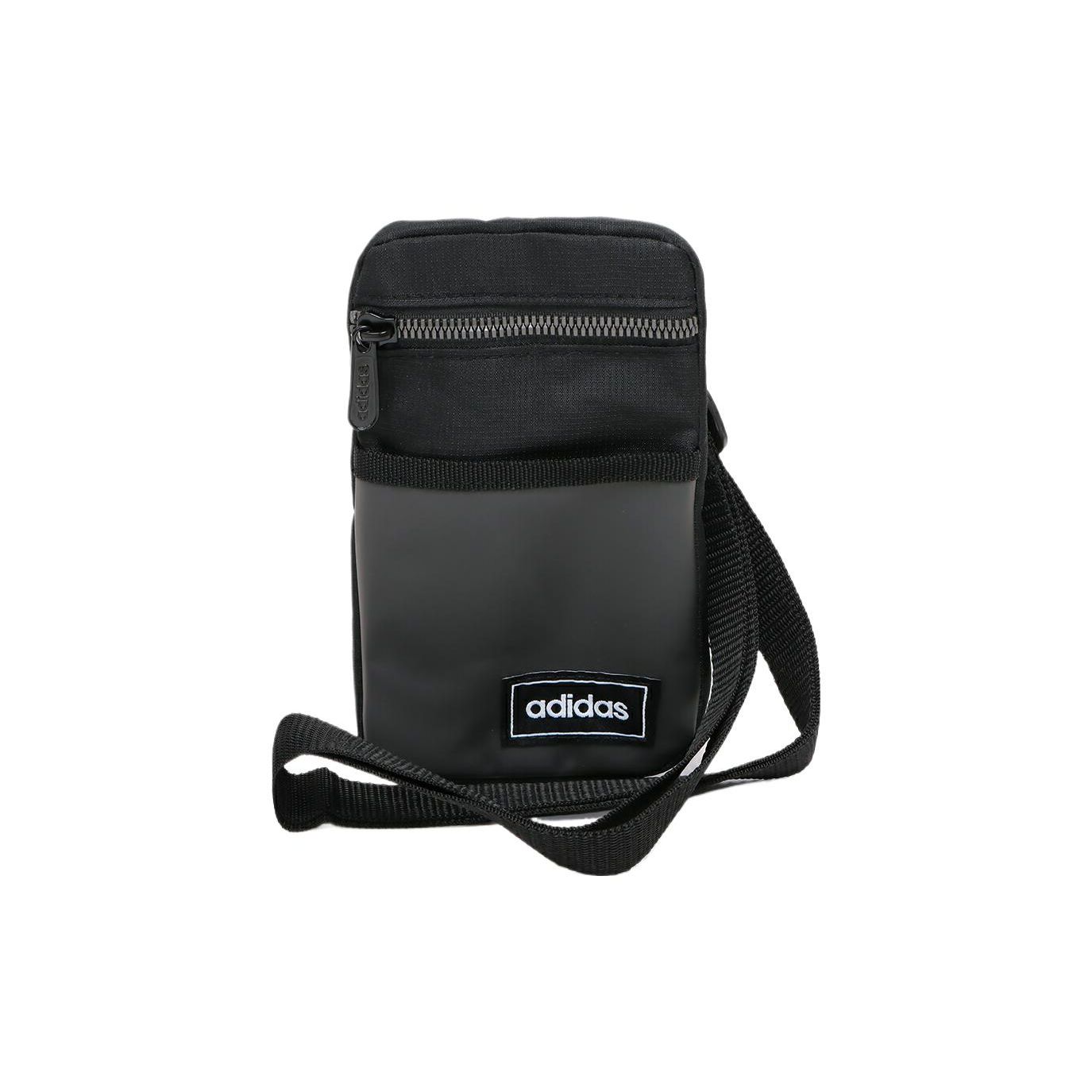 

Adidas Neo Solid Color Simple Logo Polyester Shoulder Crossbody Bag Unisex Bags Black GE1221 Black