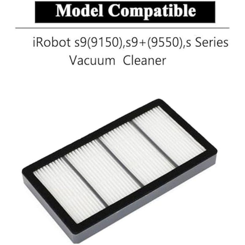 A20F-Replacement Parts Kit For Irobot Roomba S9(9150),S9+(9550) S9 Plus,S Series Vacuum Cleaner,12Pack HEPA Filter,1Pack Tool