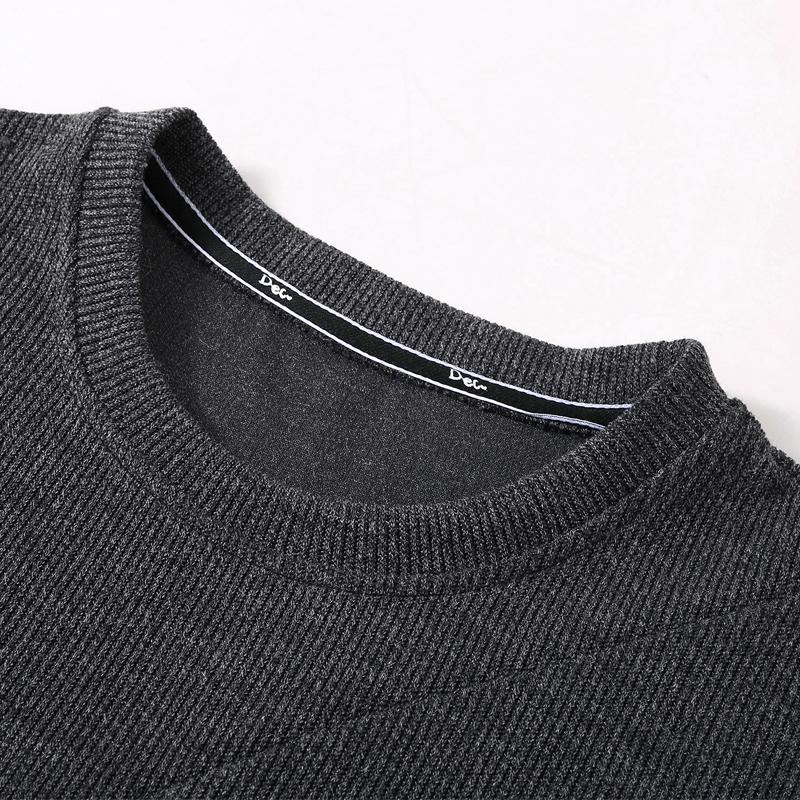 Plus Size 5XL-10XL Fashion Autumn Oversize Sweatshirts for Men Clothes Thick Warm Faux Fleece-lined Long Sleeve Tops Casual Men's Pullovers