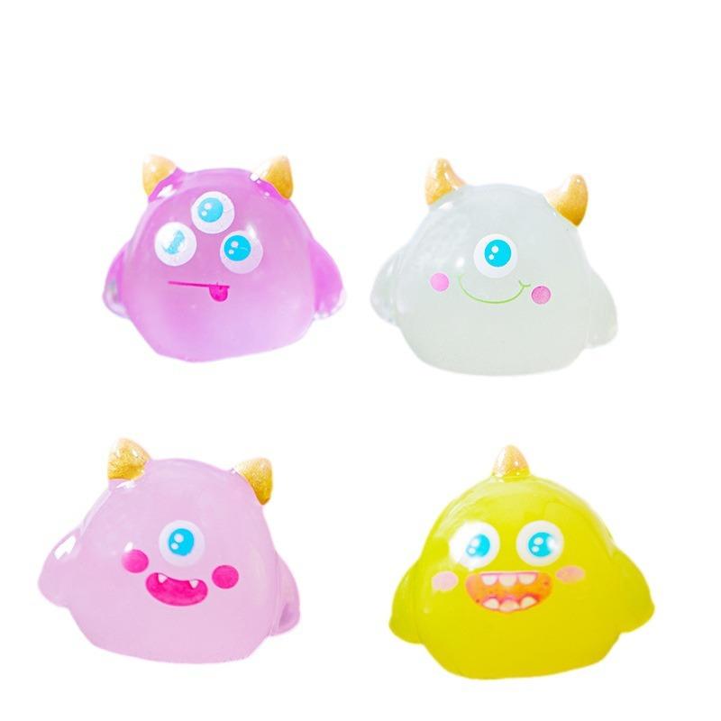 Micro Landscape Decoration Cartoon Glow-in-the-dark Little Monster Figure Resin Small Decoration Desktop Car Decoration Accessories