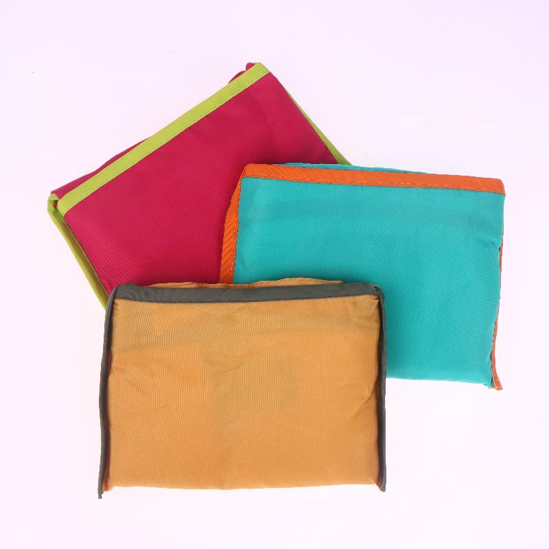 Single Foldable One - Shoulder Shopping Bag: Environmentally Friendly, Portable For Supermarket Groceries