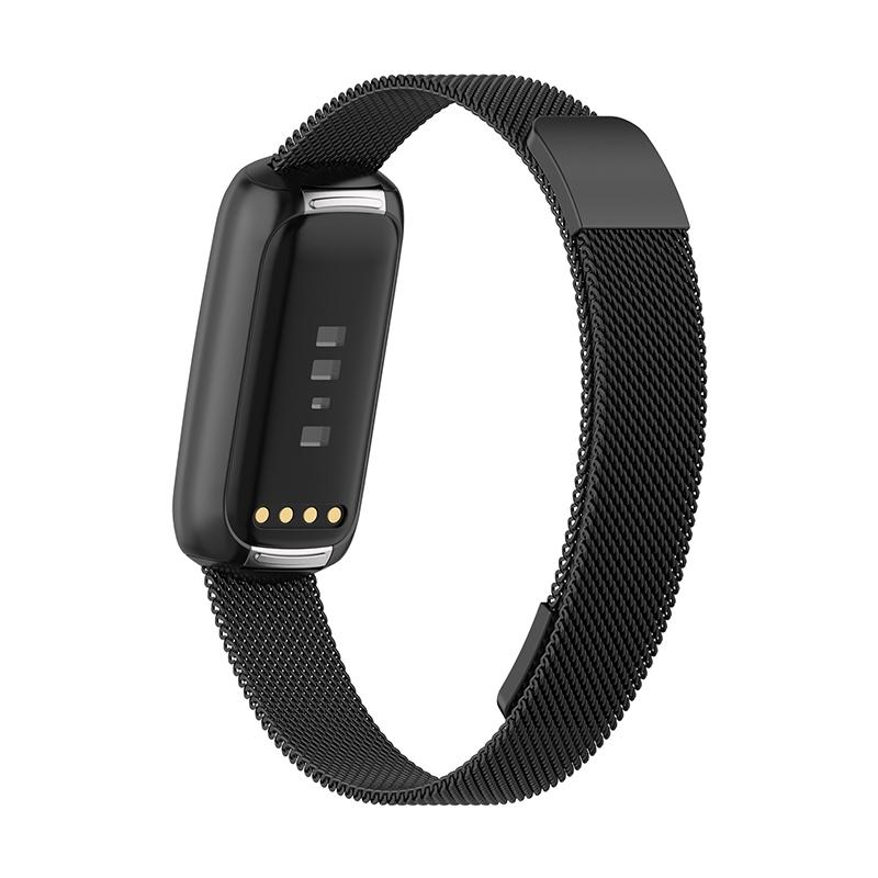 Quick Release Stainless Steel Bands Breathable Adjustable Replacement Wristband for Fitbit Luxe/Special Edition