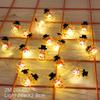 Christmas Tree String Lights Santa Claus Snowman Elk Garland 2025 Christmas Decorations for Home Xmas Ornaments Navidad New Year