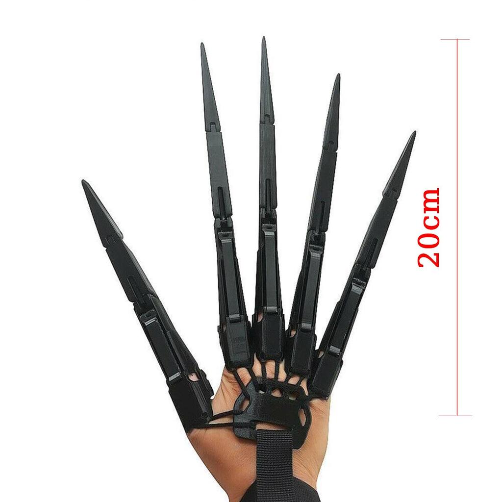 Przegubowe palce Halloween Przegubowe przedłużanie palców 3D Cosplay Elastyczna kontrola