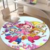 1pc DoReMi2 Design Printed Area Round Carpet for Bedroom Living Room Home Decor Rugs Mat Non Slip Mat Rug for Bedside