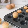 48 Cavity Cupcake Mold Non-stick Easy Release Dishwasher Safe Carbon Steel Muffin Mini Cake Baking Tray Mold Kitchen Supplies