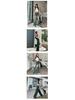 American Retro Low-Waist Wide-Leg Distressed Denim Pants - Floor-Length