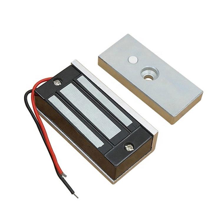 High Quality Electronic Mini 60kgs 100lbs EM Magnetic Lock Security Holding Force Reliable 60Kg Magnetic Lock (White,Aluminum alloy&Wood Door&Door Lock) белый