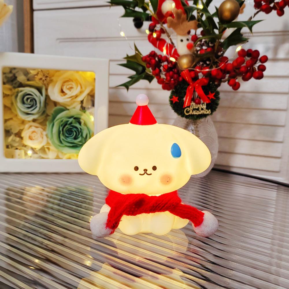 

Рождественский ночник со снеговиком: Креативный светящийся мультяшный декор и подарок