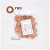 100PCS 7×15mm 7×13mm 9×18mm Diesel Common Rail Injector Nozzle Copper Seal Washer Fuel Pump Gasket Pad for   CAT
