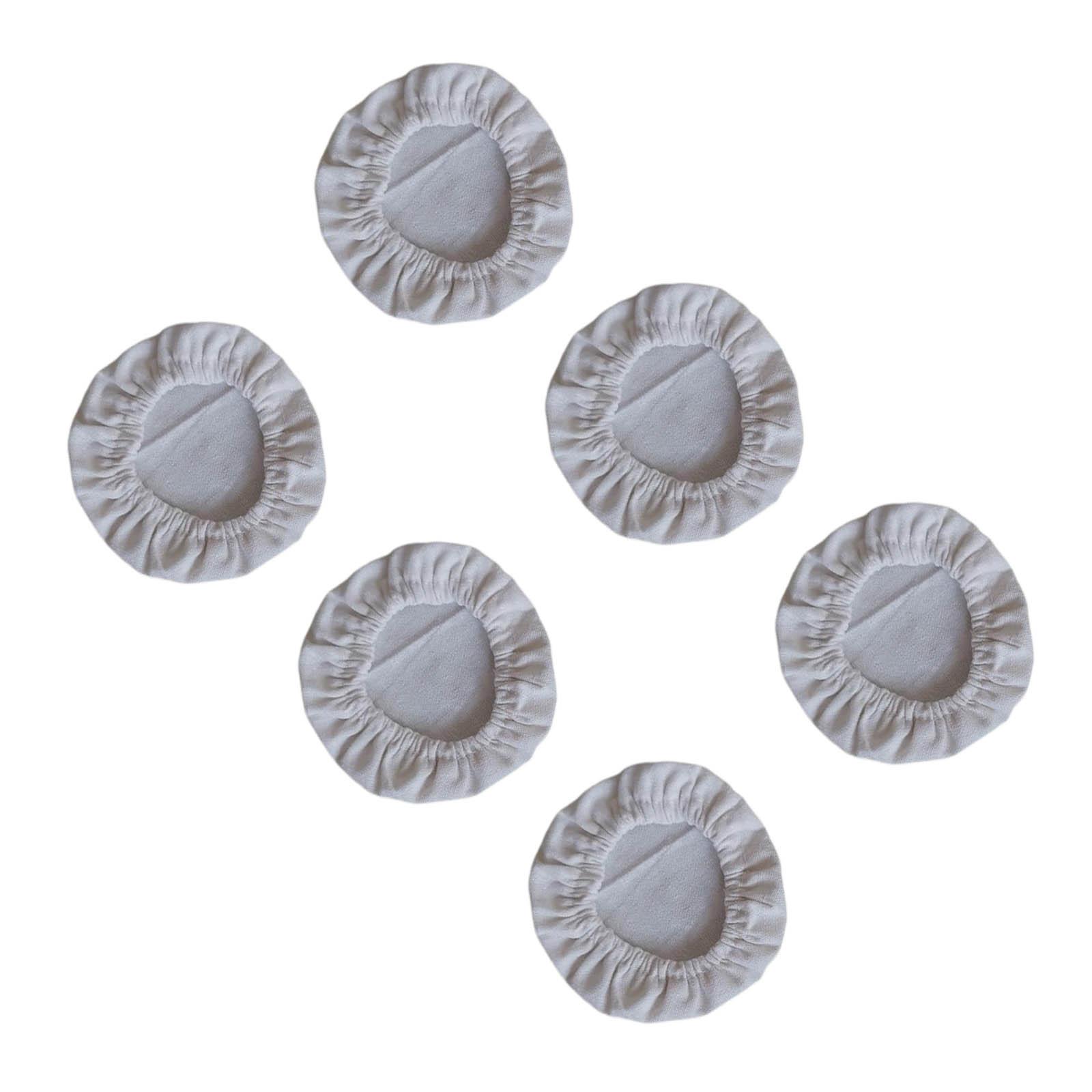 

Набор из 6 эластичных чехлов для мисок из органического хлопка, неотбеленная многоразовая ткань, идеально подходит для мисок малого и среднего размера 10