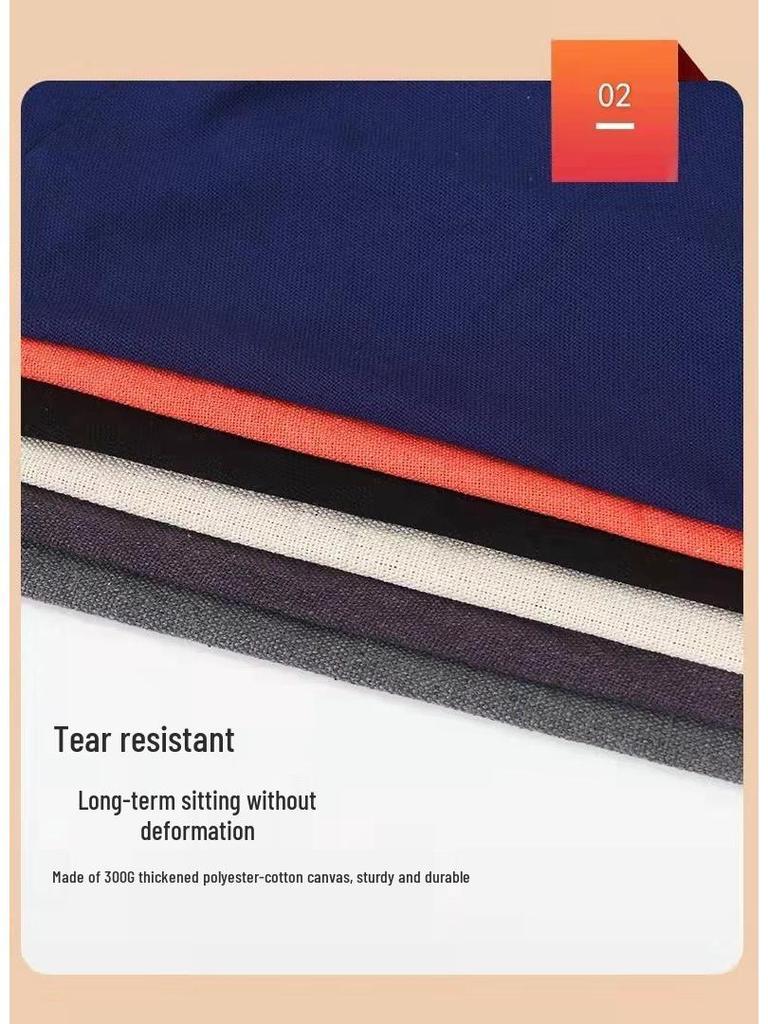 Canvas Hanging Chair: Thickened Indoor/Outdoor Dorm Swing for College Students & Kids