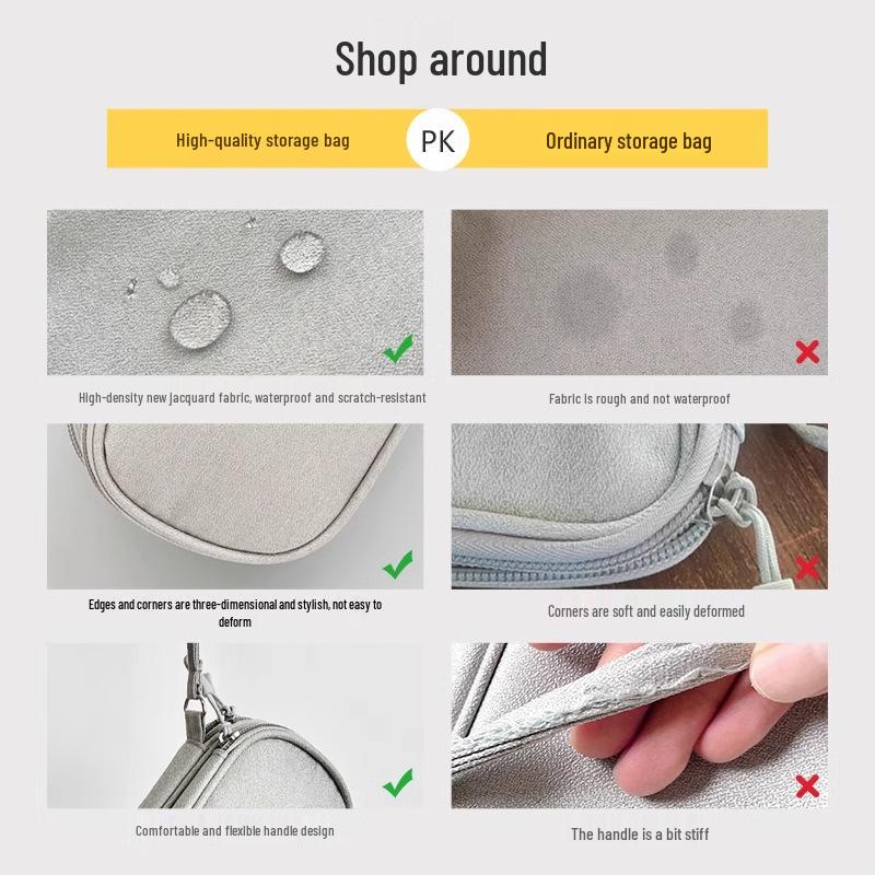 Digital Organizer Bag for Cables, Chargers, Power Banks, Phones, Hard Drives & Earphones