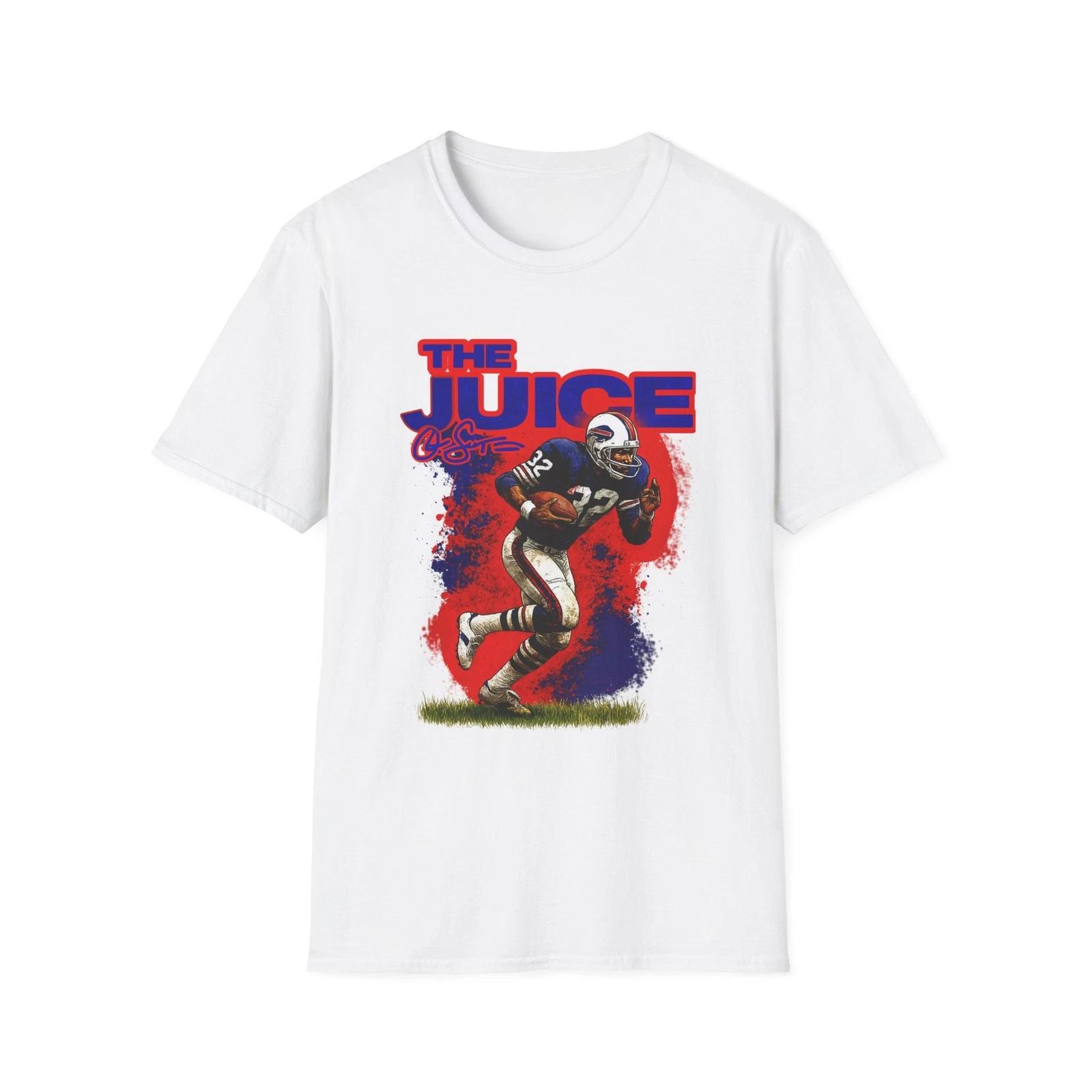 Men s and Women s T-shirts Oj simpson buffalo bills Unisex Softstyle T-Shirt XL