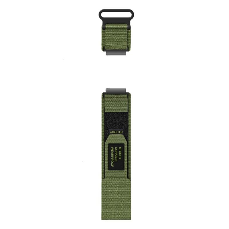 Verstellbare Nylon-Canvas-Uhrenarmbänder, Sportliches Armband für 18mm 20mm Smartwatches