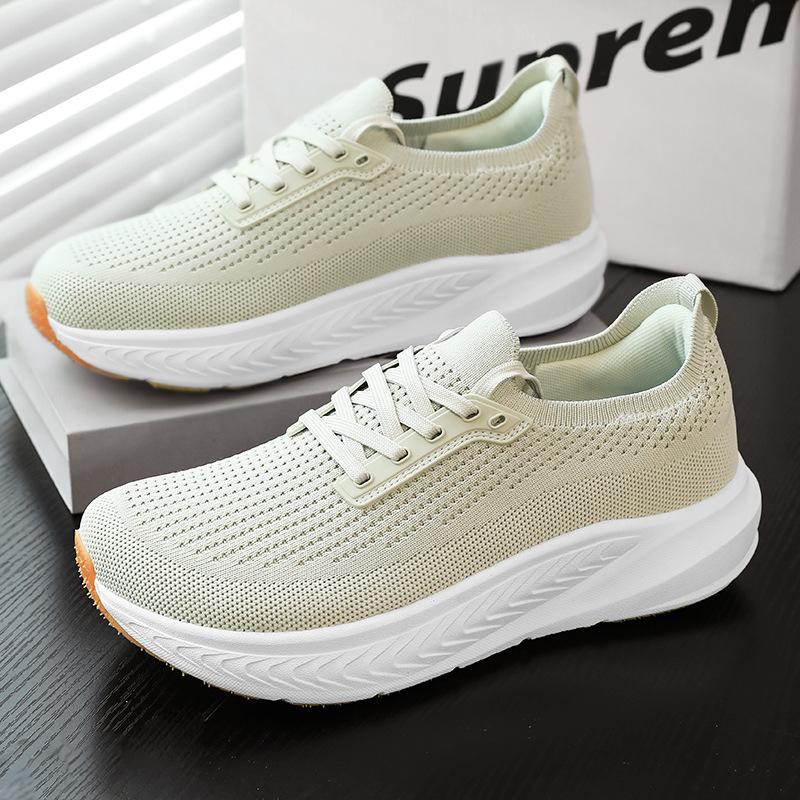 Casual shoes Sports outdoor running shoes Ultra light breathable flying flag mesh hot-selling couple shoes 39