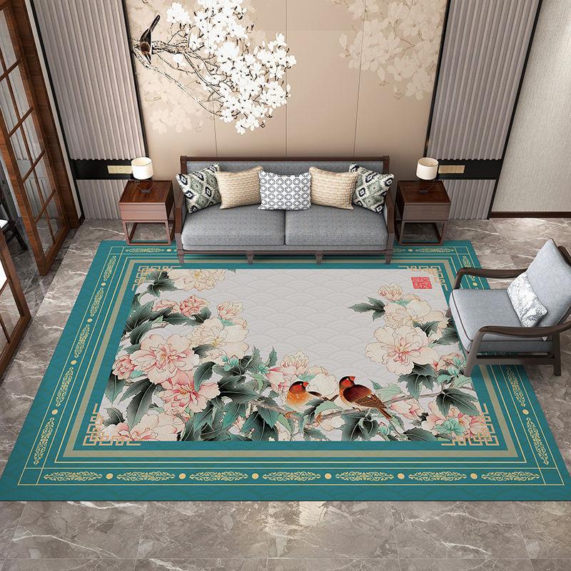 Chinese Style Flower Carpet Living Room Big Size 160x230 Study Decoration Home Rugs for Bedroom 300x400 Room Decor Floor Mats