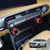 Car Interior Fittings Air Conditioner Knob Cover Audio Rotation Cover Trim Aluminum Alloy Material For Hyundai Palisade LX3 2026