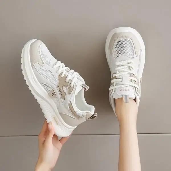 

Fashion Women s Shoes Platform All-Match Female Footwear British Style Wedge Basket 2025 Clogs Dress Breathable Summer New Preppy 35